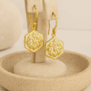 Gold Plated Dangle Earrings