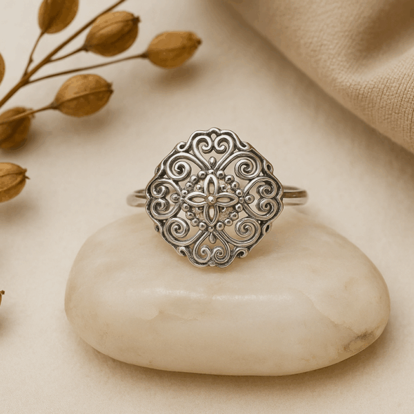 Adjustable Ring for Women 925 Sterling Silver