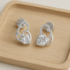 Heart Shape Stud Earrings