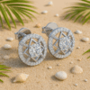 Cubic Zirconia Round Stud Earrings