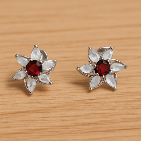 Rainbow Moonstone Earrings