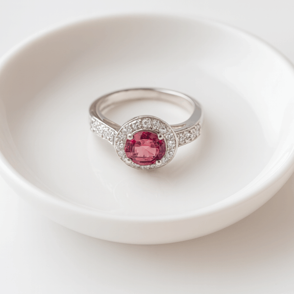 Pink Tourmaline Ring