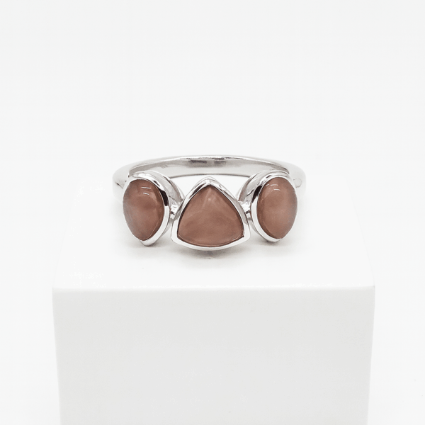 Chocolate Moonstone Ring