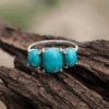 Genuine Blue Turquoise Ring